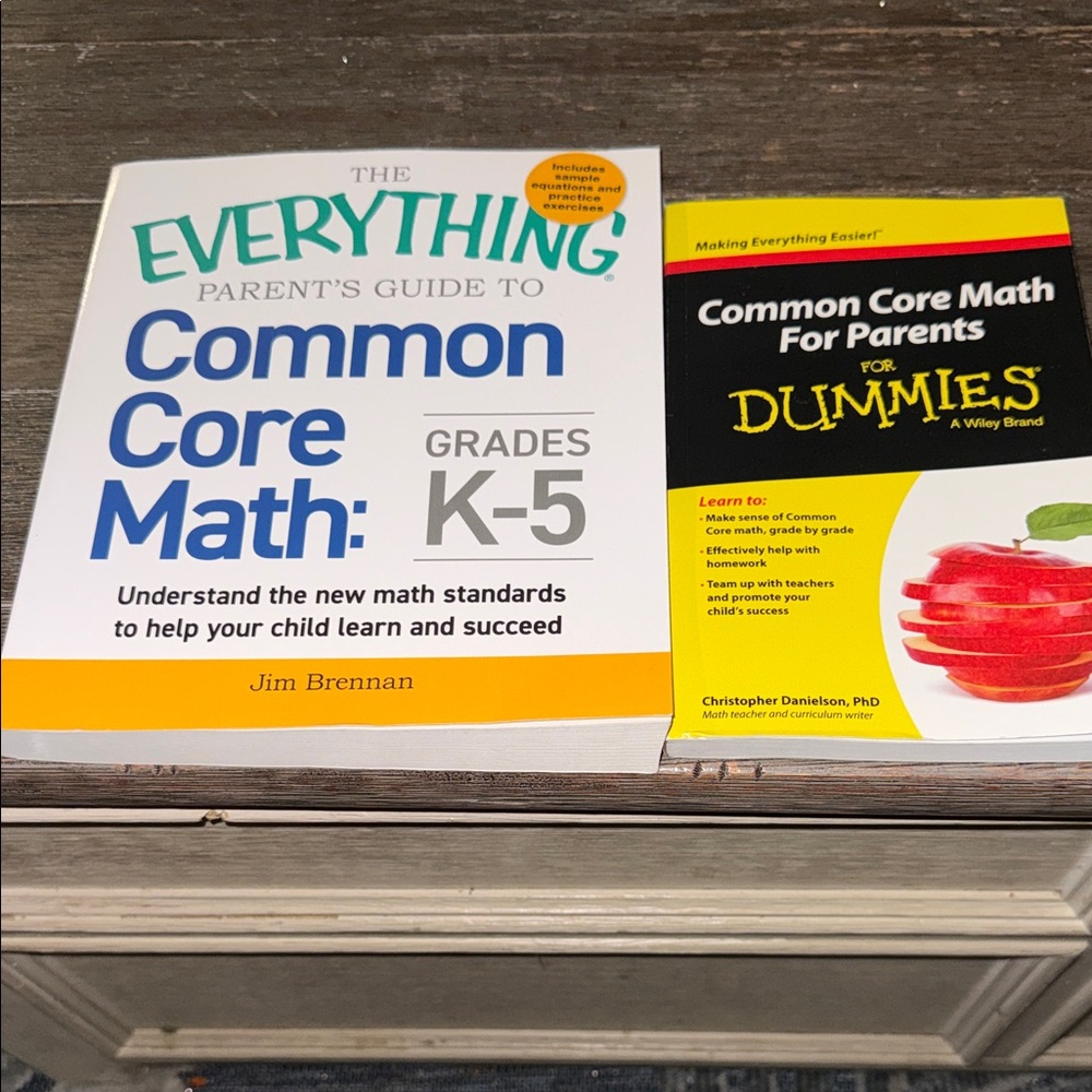 New Common Core Math for Parents Books  Pocket Guide Bundle